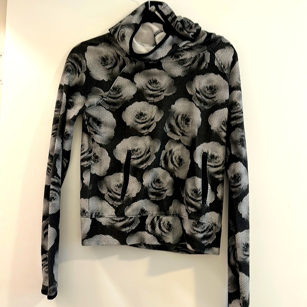 Pullover - Black and White, Light Weight, Size Small, Slightly Worn